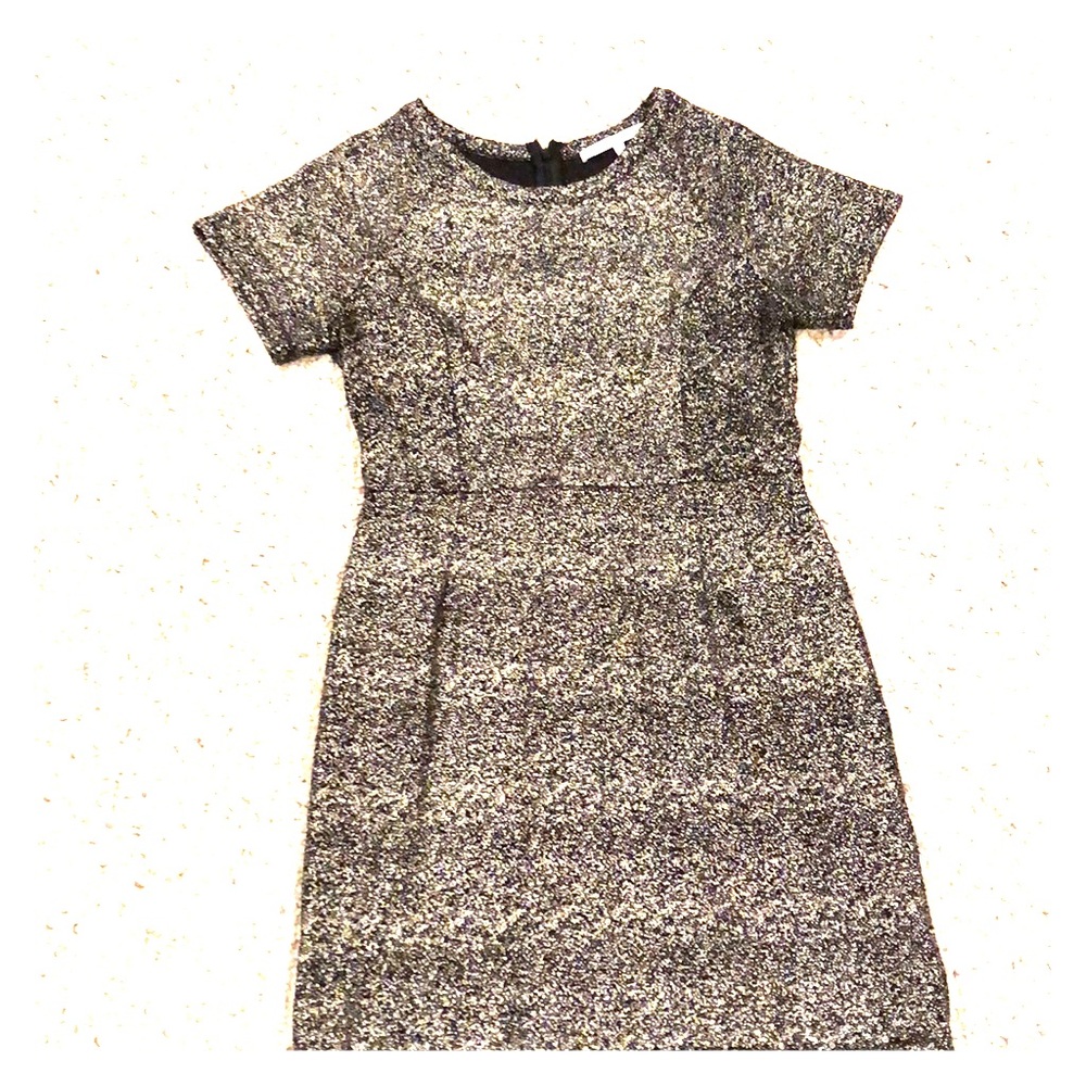 Gold & black cocktail dress